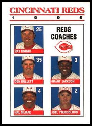 34 Coaches (Ray Knight Don Gullett Grant Jackson Hal McRae Joel Youngblood)